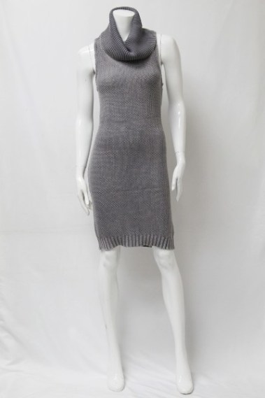 Cowl Neck Knitted Dress CTB – V50116-R