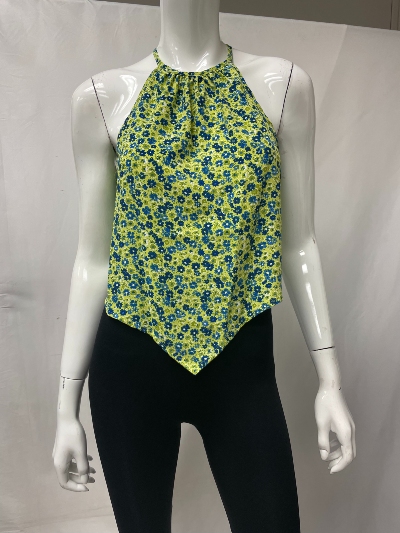 Floral Halter Handkerchief Top - RIP -  RP9849T - 3