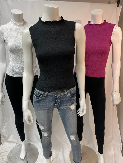 Mockneck Top - RIP -  RP10275T - Row3