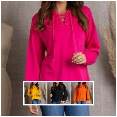 Hoody with String STY - T51595 - S5B